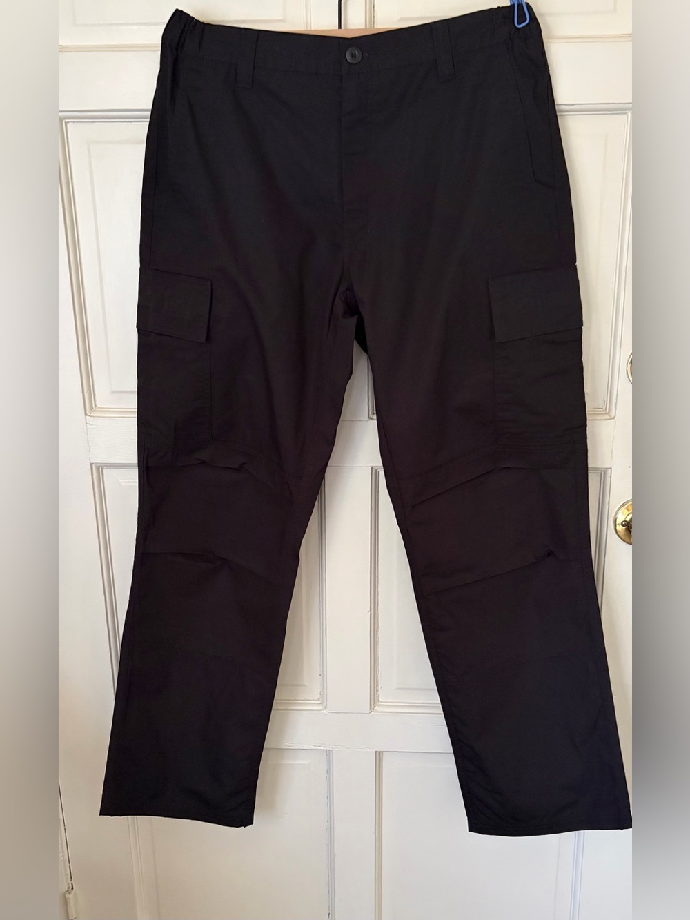 New LAPG Men's Black Cargo Pants